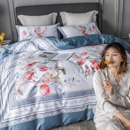 91家纺网 家纺一手货源 找家纺 (总)优然居 2020新款数码印花四件套