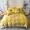 91家纺网 家纺一手货源 找家纺 星尚家居2020新款60长绒棉-花样年华系列 姜黄