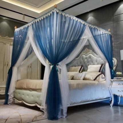 91家纺网 家纺一手货源 找家纺 夏彩 88290双层宫廷蚊帐 贵族绿