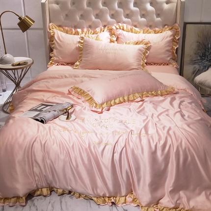 91家纺网 家纺一手货源 找家纺 （总）米奈 2020新品水洗真丝四件套诺曼系列