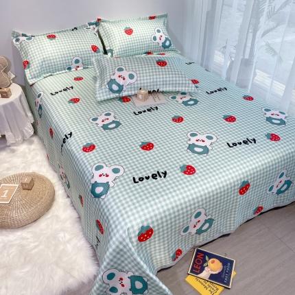 91家纺网 家纺一手货源 找家纺 （总）金奇达 2020新款印花冰丝席床单款