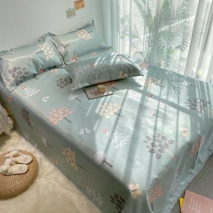 91家纺网 家纺一手货源 找家纺 （总）金奇达 2020新款印花冰丝席床单款