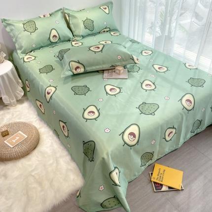 91家纺网 家纺一手货源 找家纺 （总）金奇达 2020新款印花冰丝席床单款