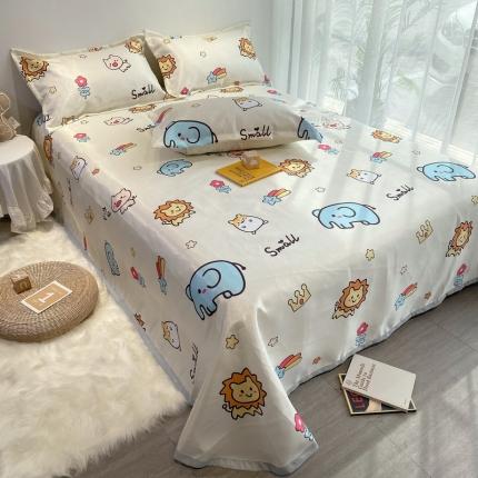 91家纺网 家纺一手货源 找家纺 （总）金奇达 2020新款印花冰丝席床单款