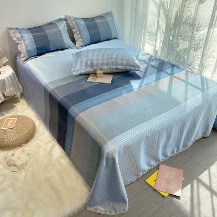 91家纺网 家纺一手货源 找家纺 （总）金奇达 2020新款印花冰丝席床单款