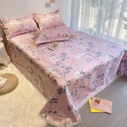 91家纺网 家纺一手货源 找家纺 （总）金奇达 2020新款印花冰丝席床单款