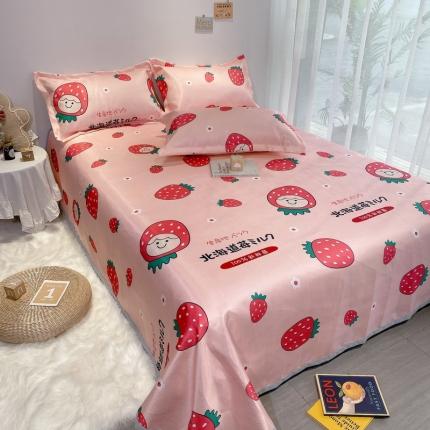 91家纺网 家纺一手货源 找家纺 （总）金奇达 2020新款印花冰丝席床单款