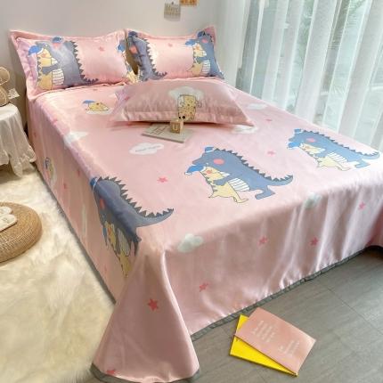 91家纺网 家纺一手货源 找家纺 （总）金奇达 2020新款印花冰丝席床单款