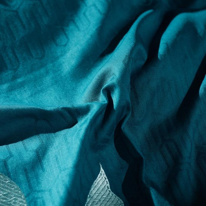 91家纺网 家纺一手货源 找家纺 玉雅家纺 2025新款全棉提花加绣花四件套多件套 颜若幽兰