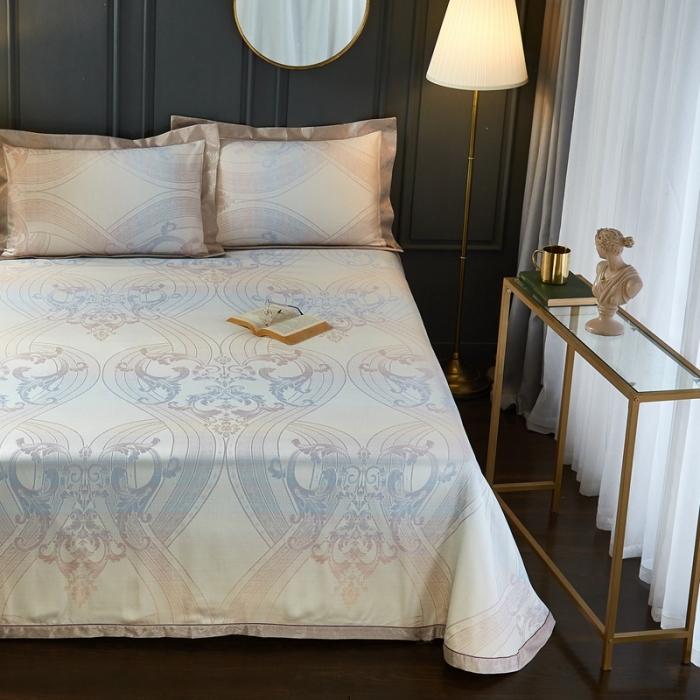 91家纺网 家纺一手货源 找家纺 （总）威克凯丽2021年春夏新品纯竹纤维软凉席三件套