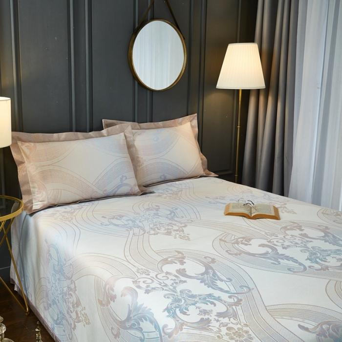 91家纺网 家纺一手货源 找家纺 （总）威克凯丽2021年春夏新品纯竹纤维软凉席三件套