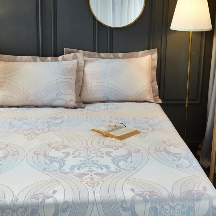 91家纺网 家纺一手货源 找家纺 （总）威克凯丽2021年春夏新品纯竹纤维软凉席三件套