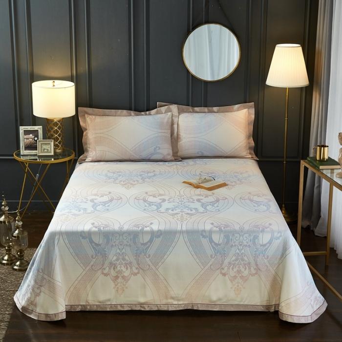 91家纺网 家纺一手货源 找家纺 （总）威克凯丽2021年春夏新品纯竹纤维软凉席三件套