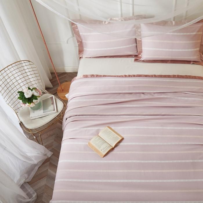 91家纺网 家纺一手货源 找家纺 （总）威克凯丽2021年春夏新品印花款纯竹纤维软凉席三件套