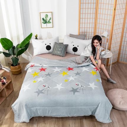 91家纺网 家纺一手货源 找家纺 （总）澳洲羽2024新款全棉喷气水洗印花水洗棉夏被