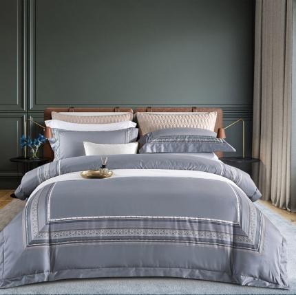 威克凯丽2021新款60长绒棉数码工艺四件套 芳华韵味