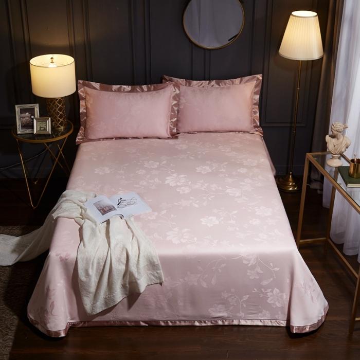 91家纺网 家纺一手货源 找家纺 威克凯丽2021年春夏新品纯竹纤维软凉席三件套花韵