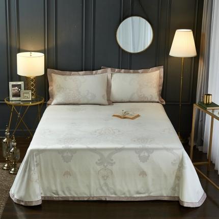 91家纺网 家纺一手货源 找家纺 威克凯丽2021年春夏新品纯竹纤维软凉席三件套莱奥