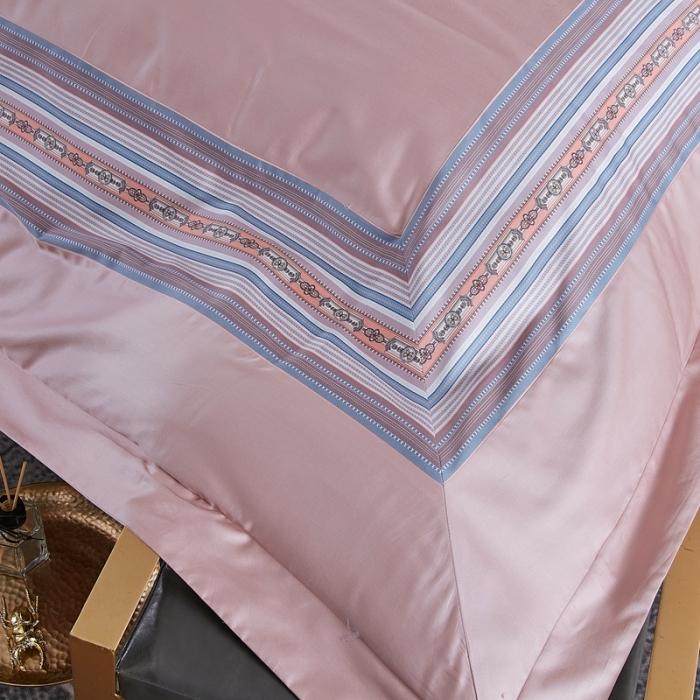 91家纺网 家纺一手货源 找家纺 威克凯丽2021新款60长绒棉数码工艺四件套 雅芙