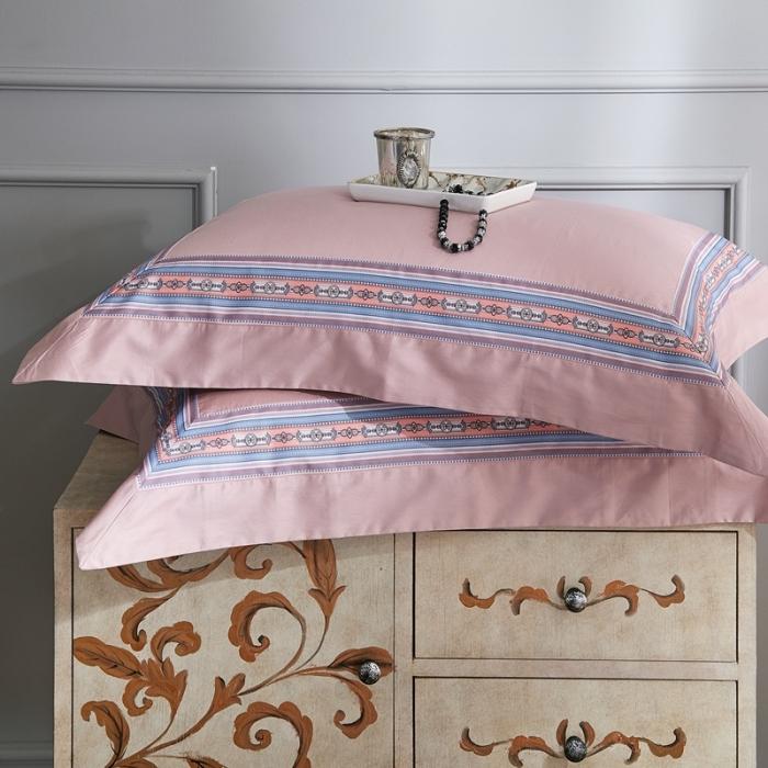 91家纺网 家纺一手货源 找家纺 威克凯丽2021新款60长绒棉数码工艺四件套 雅芙