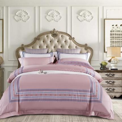 威克凯丽2021新款60长绒棉数码工艺四件套 雅芙