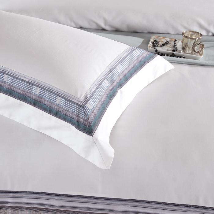 91家纺网 家纺一手货源 找家纺 威克凯丽2021新款60长绒棉数码工艺四件套 赛琳娜