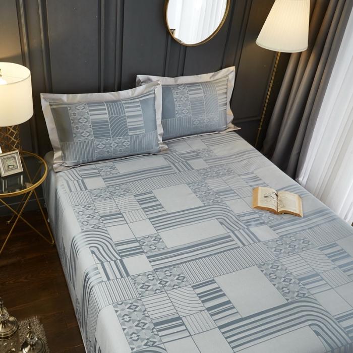 91家纺网 家纺一手货源 找家纺 威克凯丽2021年春夏新品纯竹纤维软凉席三件套灵动空间