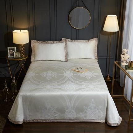 91家纺网 家纺一手货源 找家纺 威克凯丽2021年春夏新品纯竹纤维软凉席三件套佩霖卡