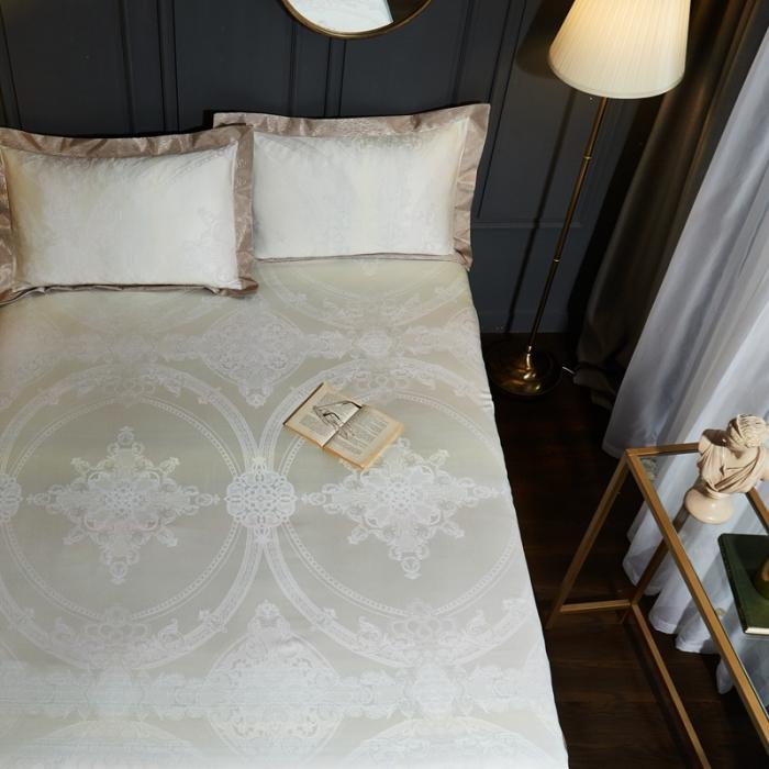 91家纺网 家纺一手货源 找家纺 威克凯丽2021年春夏新品纯竹纤维软凉席三件套休斯顿