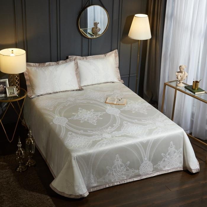 91家纺网 家纺一手货源 找家纺 威克凯丽2021年春夏新品纯竹纤维软凉席三件套休斯顿