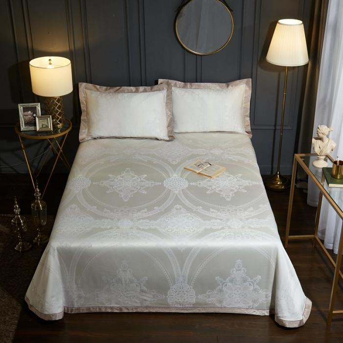 91家纺网 家纺一手货源 找家纺 威克凯丽2021年春夏新品纯竹纤维软凉席三件套休斯顿