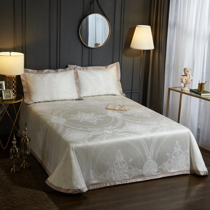 91家纺网 家纺一手货源 找家纺 威克凯丽2021年春夏新品纯竹纤维软凉席三件套休斯顿