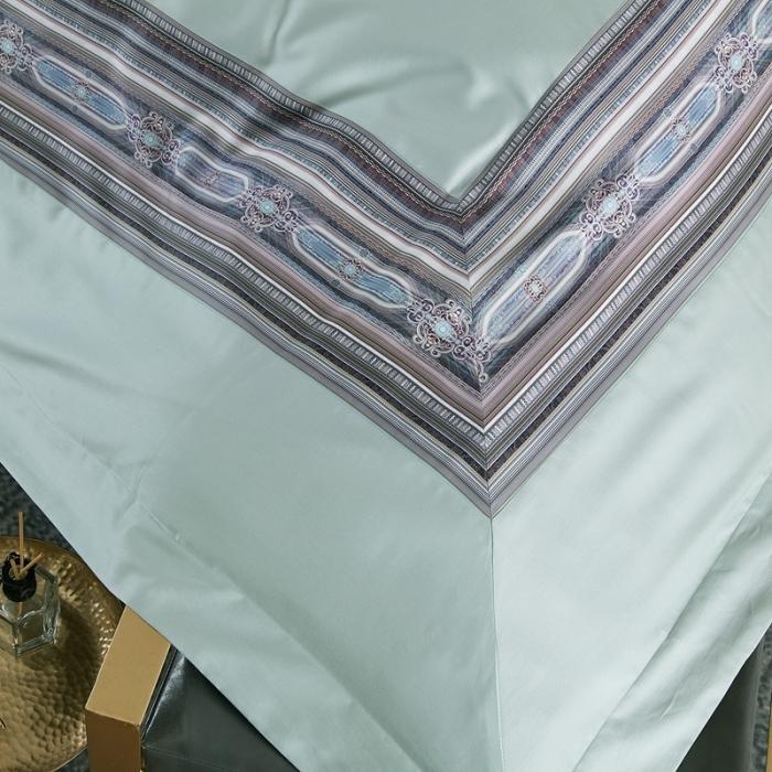 91家纺网 家纺一手货源 找家纺 威克凯丽2021新款60长绒棉数码工艺四件套 汉森