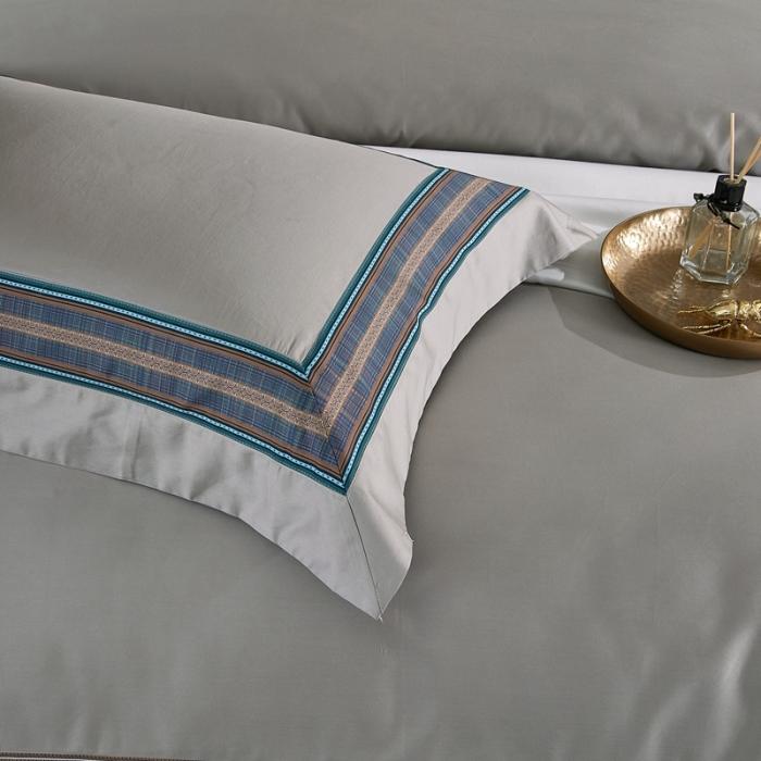 91家纺网 家纺一手货源 找家纺 威克凯丽2021新款60长绒棉数码工艺四件套 罗马传奇