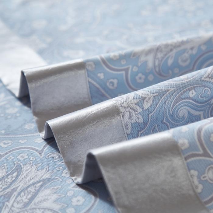 91家纺网 家纺一手货源 找家纺 威克凯丽2021年春夏新品印花款纯竹纤维软凉席三件套梦伊莎