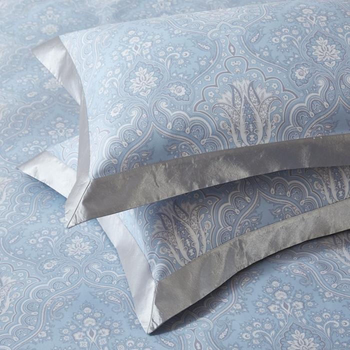 91家纺网 家纺一手货源 找家纺 威克凯丽2021年春夏新品印花款纯竹纤维软凉席三件套梦伊莎