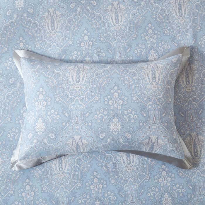 91家纺网 家纺一手货源 找家纺 威克凯丽2021年春夏新品印花款纯竹纤维软凉席三件套梦伊莎