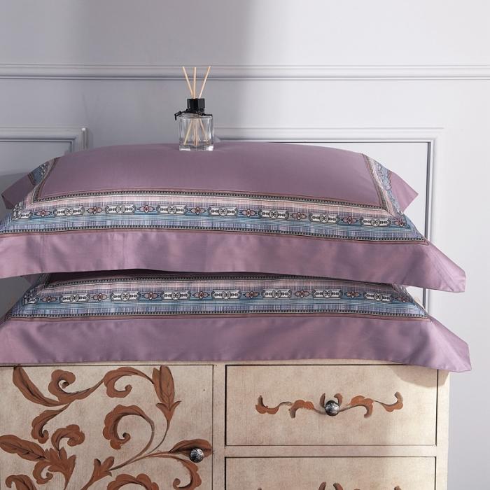 91家纺网 家纺一手货源 找家纺 威克凯丽2021新款60长绒棉数码工艺四件套 阿狄丽娜