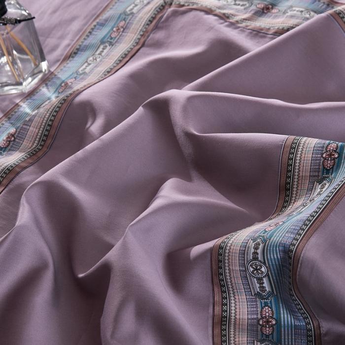 91家纺网 家纺一手货源 找家纺 威克凯丽2021新款60长绒棉数码工艺四件套 阿狄丽娜