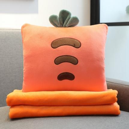 91家纺网 家纺一手货源 找家纺 （总）仟亿莱2020新款三用水果抱枕毯