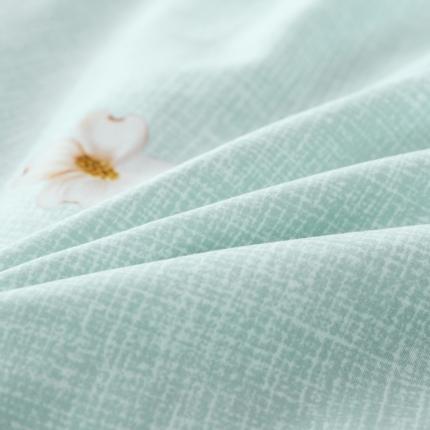 澳洲羽2024新款全棉喷气水洗印花水洗棉夏被 叶叶情深