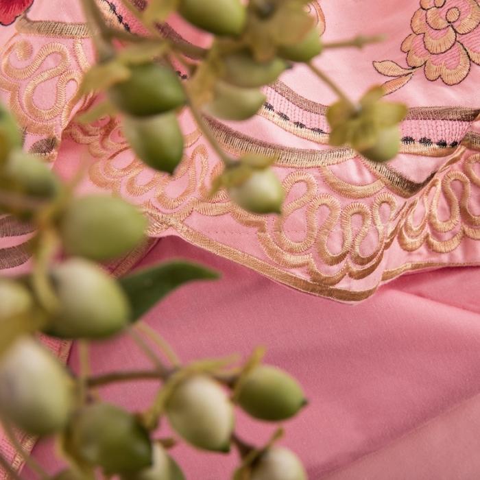 91家纺网 家纺一手货源 找家纺 玉雅家纺2025新款绣花婚庆四件套多件套270系列甜蜜时光