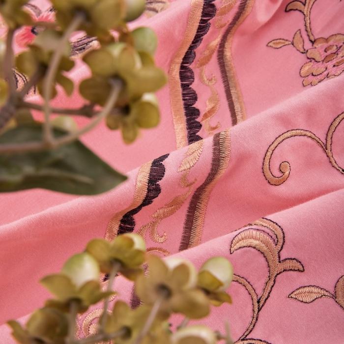 91家纺网 家纺一手货源 找家纺 玉雅家纺2025新款绣花婚庆四件套多件套270系列甜蜜时光