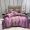 91家纺网 家纺一手货源 找家纺 安妮家居 2020新款60支水洗真丝绣花四件套 佛罗伦萨紫色
