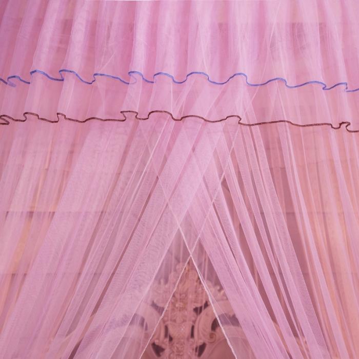 91家纺网 家纺一手货源 找家纺 冉美家纺 2021新款吊顶蚊帐-幽梦 粉色