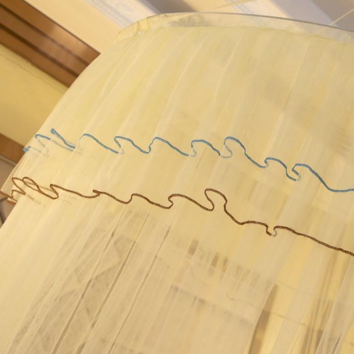 91家纺网 家纺一手货源 找家纺 冉美家纺 2021新款吊顶蚊帐-幽梦 米黄