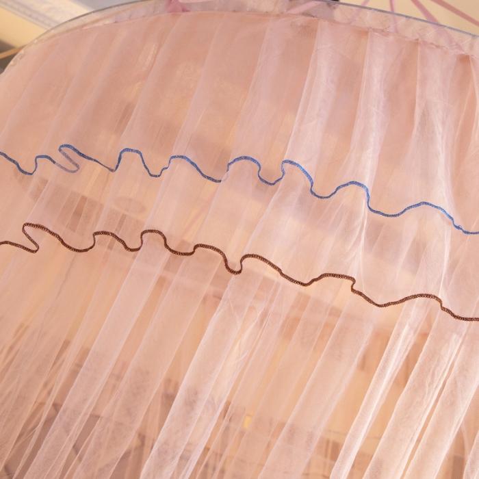 91家纺网 家纺一手货源 找家纺 冉美家纺 2021新款吊顶蚊帐-幽梦 玉色