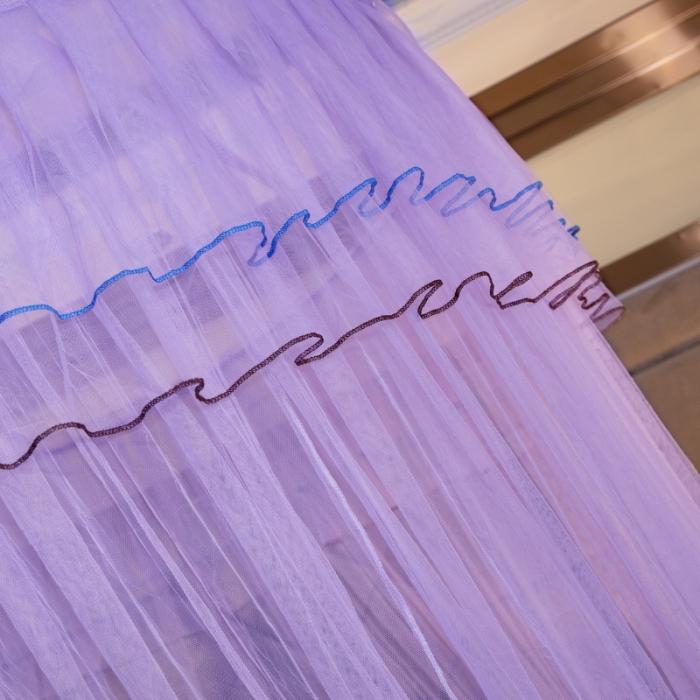 91家纺网 家纺一手货源 找家纺 冉美家纺 2021新款吊顶蚊帐-幽梦 紫色