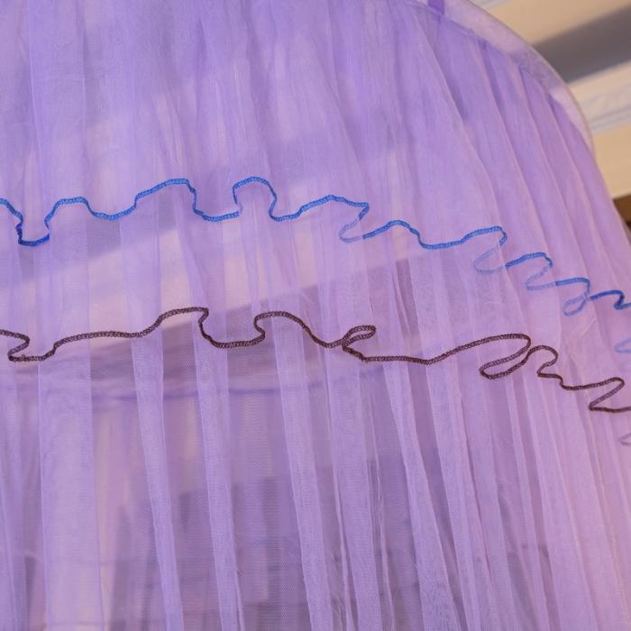 91家纺网 家纺一手货源 找家纺 冉美家纺 2021新款吊顶蚊帐-幽梦 紫色