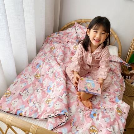 91家纺网 家纺一手货源 找家纺 星期八 2020新款全棉13372夏被两件套 独角马